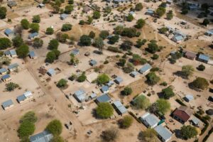 village city okavango delta botswana